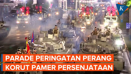 Melihat Parade Peringatan Perang Korea Utara yang Mewah, Berbagai Persenjataan Dipamerkan