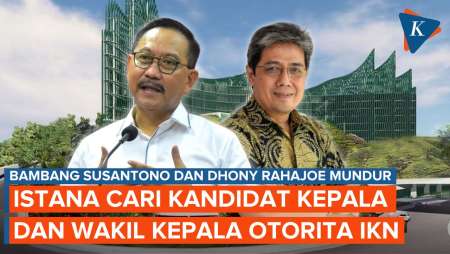 Bambang Susantono dan Dhony Rahajoe Mundur, Istana Cari Kandidat Kepala-Wakil Kepala IKN