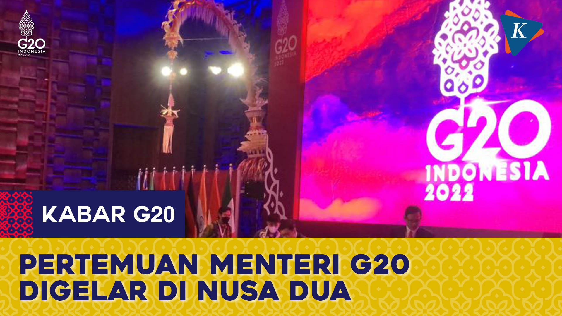 Pertemuan Tingkat Menteri G20 Resmi Digelar di Nusa Dua