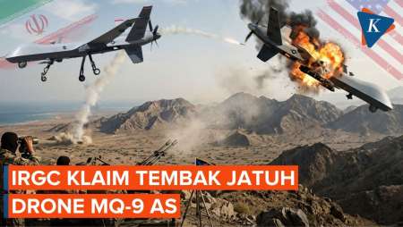 Iran Klaim Tembak Jatuh Drone MQ-9 AS, Jet F-35 Turut Jadi Sasaran
