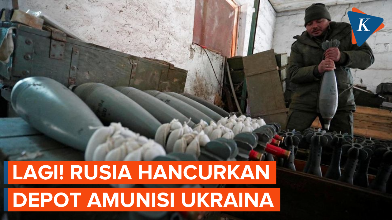 Rusia Klaim Berhasil Hancurkan Depot Penyimpanan Amunisi Ukraina