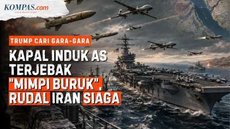 AS Nekat Serang Iran: Trump Buat Kesalahan, Teheran Beri Mimpi Buruk Kapal Induk, IRGC Pasang Rudal
