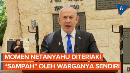 Netanyahu Diteriaki 
