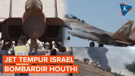 Detik-detik Pesawat Israel Lepas Landas, Luncurkan 50 Rudal ke Yaman