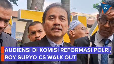 Roy Suryo Dkk Walk Out Saat Audiensi Dengan Komisi Reformasi Polri, Ini Alasannya
