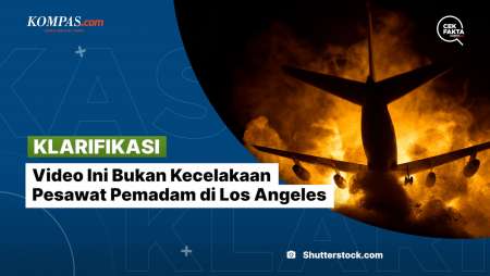 [KLARIFIKASI] Video Ini Bukan Kecelakaan Pesawat Pemadam di Los Angeles