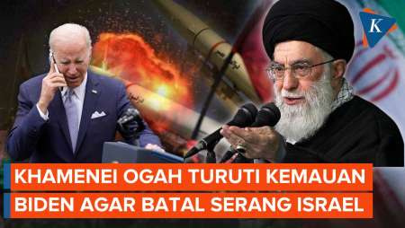 Khamenei Tepis Harapan Biden, Iran Tak Bakal Batalkan Serangan ke Israel