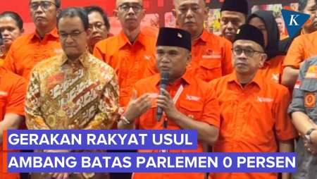 Alasan Gerakan Rakyat Usul Ambang Batas Parlemen 0 Persen