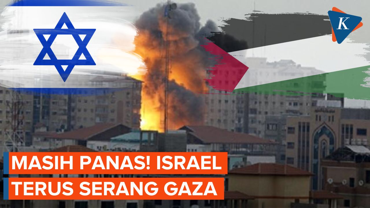 Detik-detik Tembakan Roket di Atas Langit Gaza