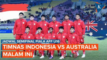 Live Streaming Timnas Indonesia Vs Australia Semifinal Piala AFF U16 2024, Malam Ini!