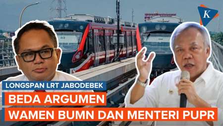 Wamen BUMN Sebut Longspan LRT Jabodebek Salah Desain, tapi Menteri PUPR Basuki Nilai Sudah Oke