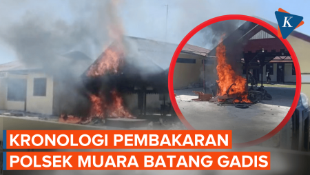 Kronologi Pembakaran Polsek Muara Batang Gadis, Dipicu Isu "Tangkap Dan Lepas"