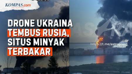 Ukraina "Mengamuk" Lawan Balik Rusia, Drone Hantam Kilang Minyak Di St. Petersburg
