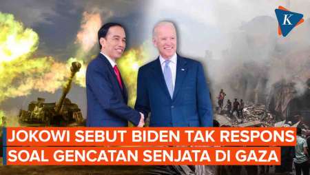 Jokowi Akui Biden Tak Tanggapi Permintaan Gencatan Senjata di Gaza