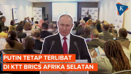 Afrika Selatan Sebut Putin Tetap Hadiri KTT BRICS Secara Virtual