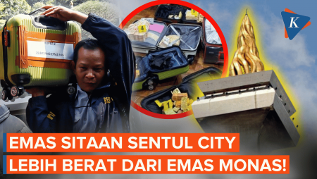 Emas Disita Dari Sentul City Ternyata Lebih Berat Dari Emas Monas! Ini Perbandingannya