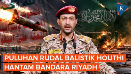 Houthi Klaim Serang Lagi Bandara Riyadh yang Baru Beroperasi dengan Rudal Balistik