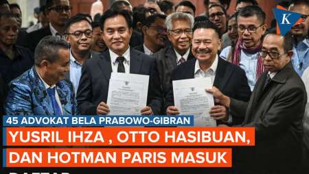 Deretan Advokat Tenar Pembela Prabowo-Gibran di MK, Yusril dan Hotman Paris Masuk Daftar