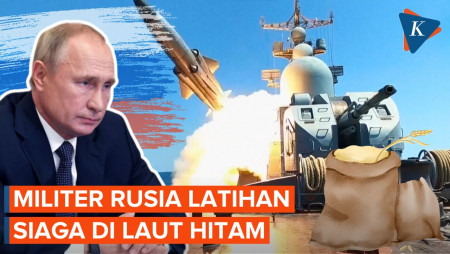 Putin Pertegas Keputusan Kesepakatan Biji-bijian, Kapal Perang Rusia Latihan di Laut Hitam