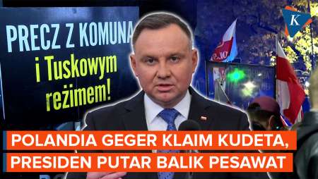 Tuduhan Kudeta Guncang Polandia: Polisi Kepung MK, Presiden Putar Balik Pesawat