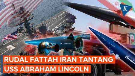 Rudal Fattah Vs USS Abraham Lincoln, Mampukah Iran Tembus Pertahanan Berlapis AS?