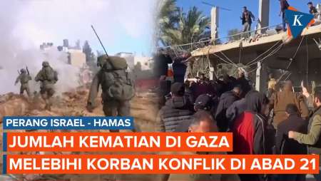 Korban Tewas Harian di Gaza Melebihi Konflik Besar Lain di Abad 21