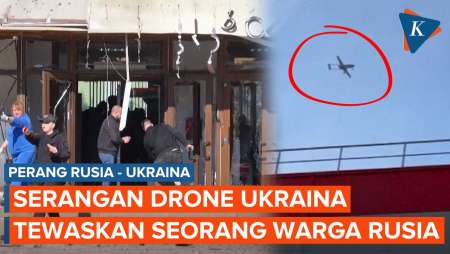 Serangan Drone Ukraina Tewaskan Seorang Warga di Rusia
