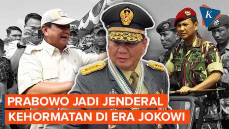 Pangkat Terakhir Prabowo Sebelum Jadi Jenderal Kehormatan