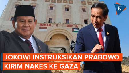Prabowo Diperintah Jokowi untuk Kirim Nakes dan Operasikan RS Indonesia di Gaza