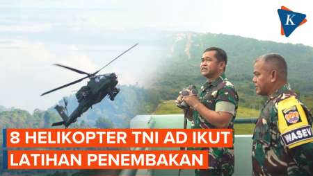 8 Helikopter TNI AD Adu Akurat Tembakan, Pakai Rudal HE M151