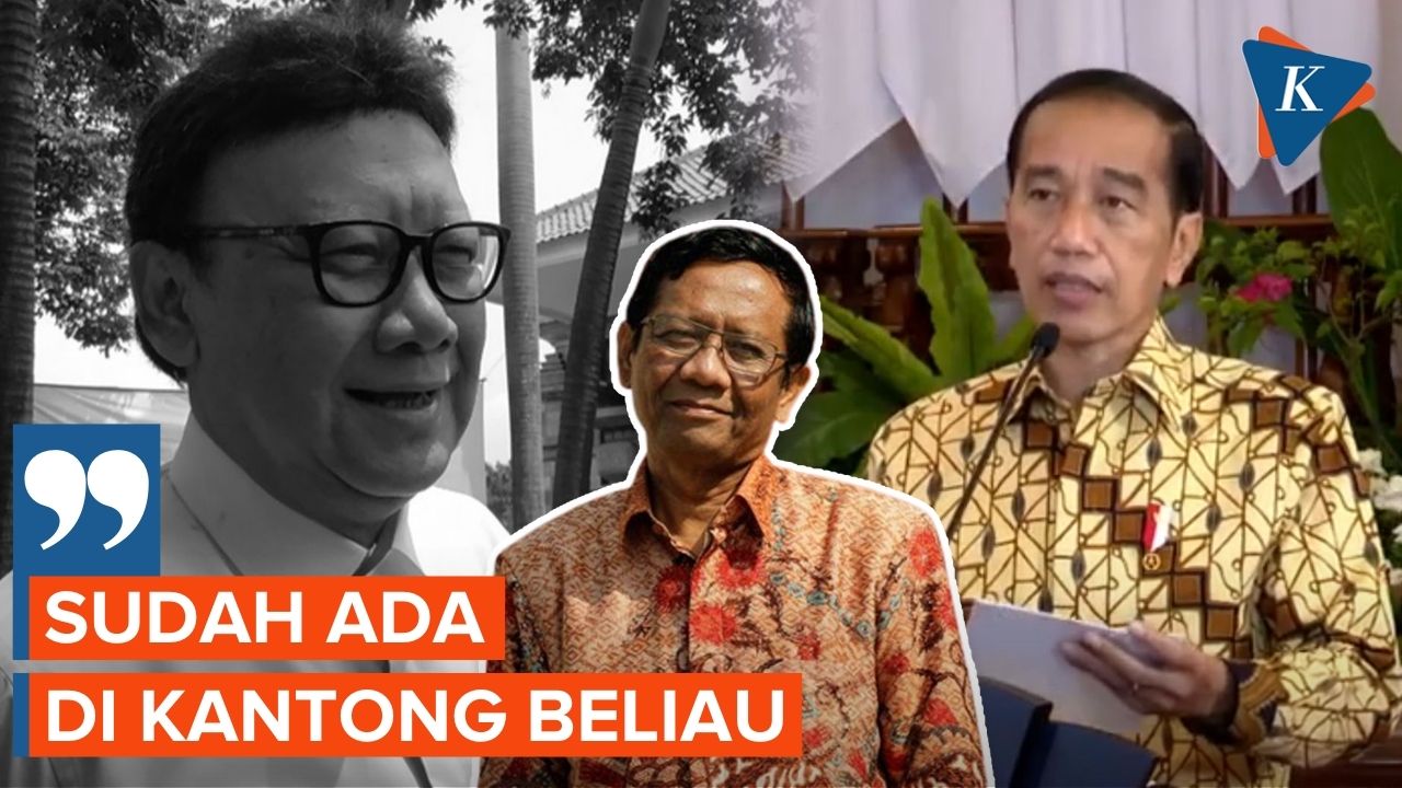 Mahfud MD Sebut Jokowi Sudah Kantongi Nama Pengganti Menpan-RB Tjahjo Kumolo