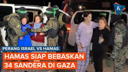 Hamas Siap Bebaskan 34 Sandera Israel di Gaza