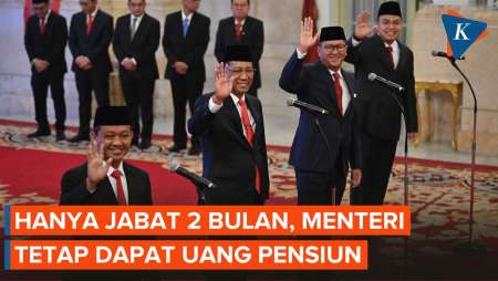 Menteri Baru Jokowi Tetap Dapat Uang Pensiun meski Hanya Jabat 2 Bulan