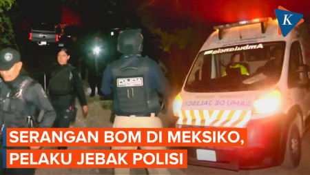 Kartel Narkoba Meksiko Berulah, Jebak Polisi dan Ledakkan Bom