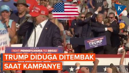 Kronologi Donald Trump Diduga Ditembak Saat Kampanye 