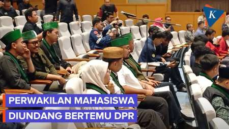 Perwakilan Mahasiswa Temui Pimpinan DPR, Diterima Dasco Dan Saan Mustopa