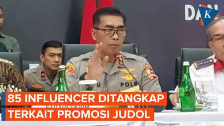 Polisi Tangkap 85 Influencer karena Promosikan Judol