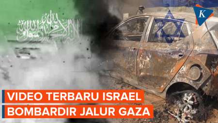 Video Tampilkan Militer Israel Serang Jalur Gaza