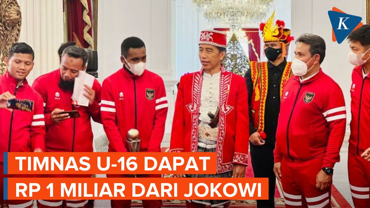 Juara AFF U-16 Jokowi Hadiahkan Rp 1 Miliar Untuk Timnas U-16