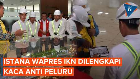 Gibran Bakal Berkantor di IKN 2026, Istana Wapres Dipasang Kaca Antipeluru