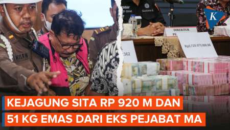 Penampakan Uang Rp 920 Miliar dan 51 Kg Emas yang Disita dari Eks Pejabat MA