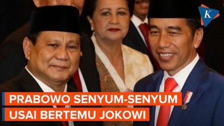 Prabowo Tersenyum Lebar Usai Bertemu Jokowi Di Istana, Ada Apa?