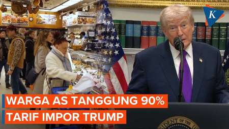 Ternyata Warga AS Yang Tanggung 90 Persen Tarif Impor Trump