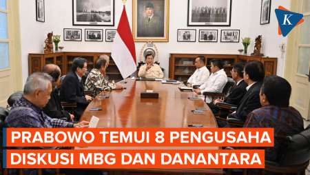 Pertemuan Prabowo dan 8 Pengusaha di Istana, Bahas MBG dan Danantara