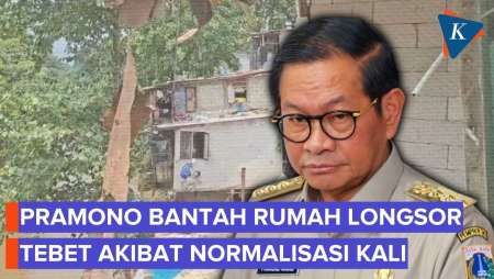 Pramono Janji Tangani Warga Korban Rumah Longsor Di Tebet