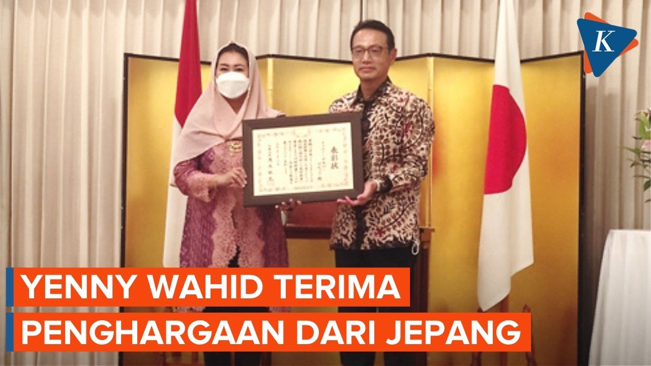 Duta Besar Jepang Beri Penghargaan kepada Yenny Wahid