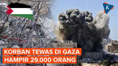 Jumlah Warga Palestina yang Tewas di Gaza Nyaris 29.000 Orang