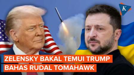 Zelensky Bakal Bertemu Trump, Bahas Rudal Tomahawk Untuk Lawan Rusia
