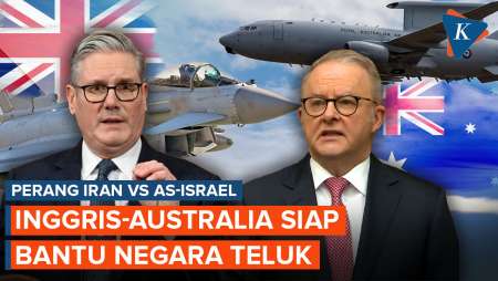 Inggris-Australia Kirim Jet dan Rudal Bantu Negara Teluk Lawan Iran