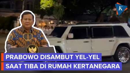 Momen Prabowo Datang ke Kertanegara untuk Rayakan HUT Gerindra